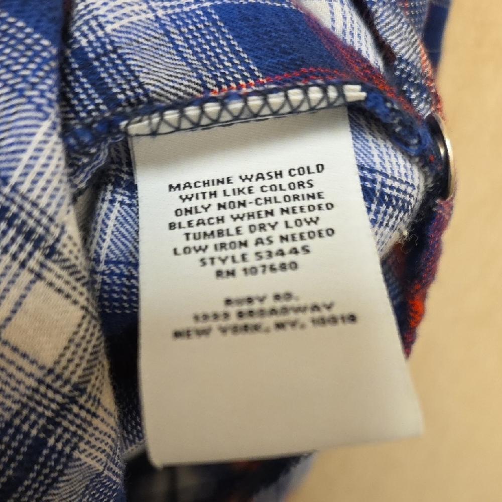 Ruby Rd. Multicolor Plaid Cotton Shirt - Picture 3 of 10